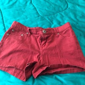 3/$25-Simple sweet red shorts